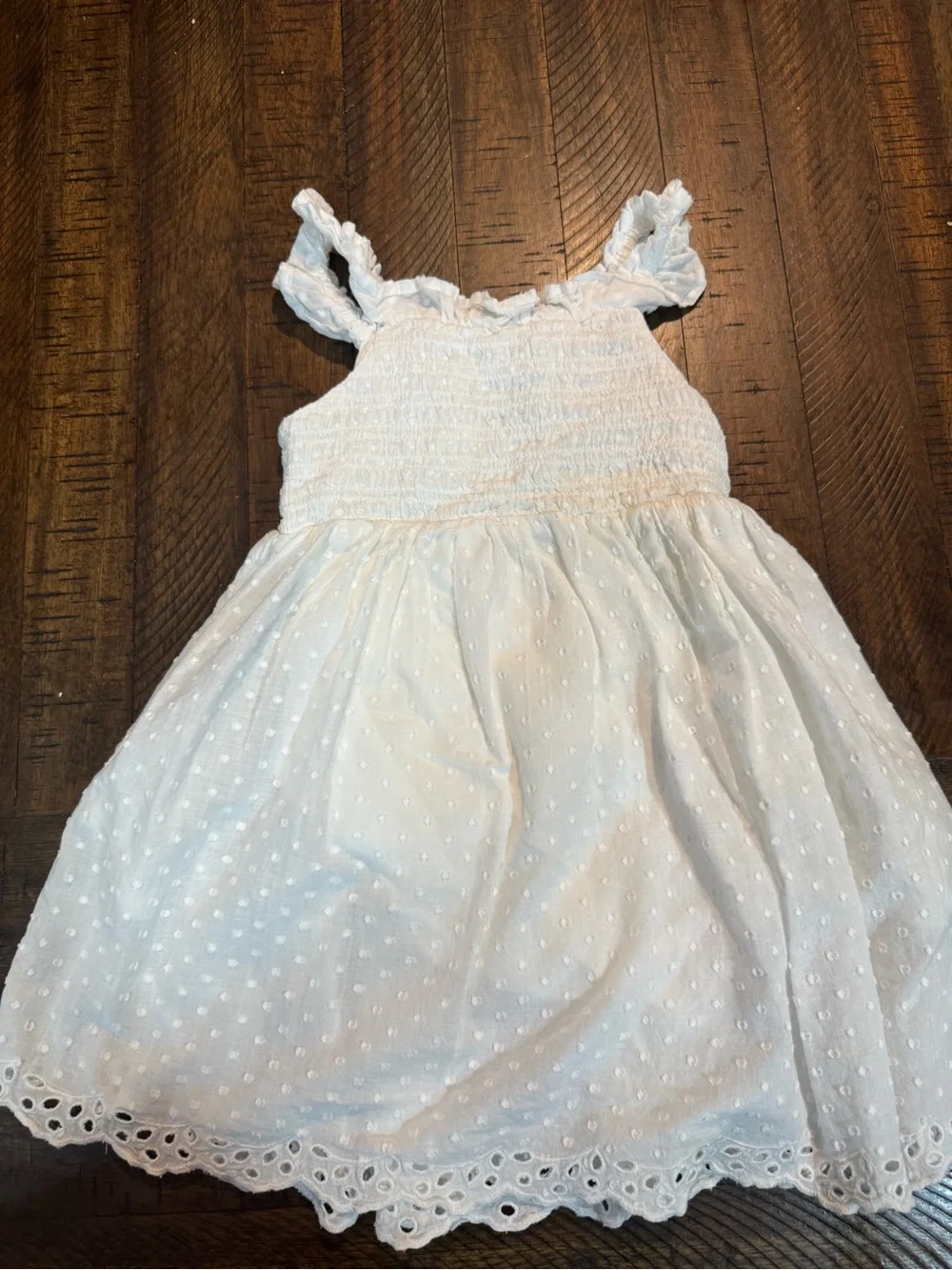 Cat & Jack White Eyelet Sundress for Girls